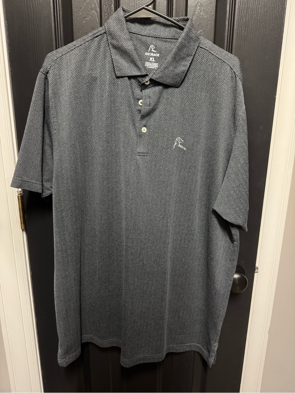 Rhoback Men’s Heathered Charcoal Polo